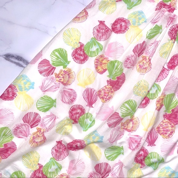 VTG Lilly Pulitzer Strapless Dress Clam Digger Print - Picture 3 of 6